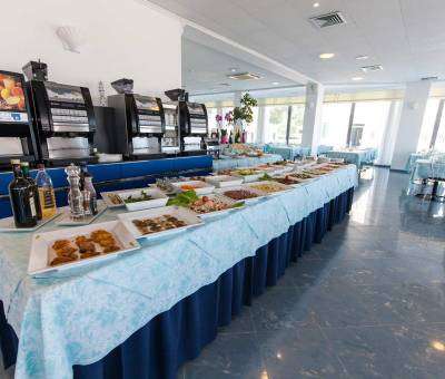 Hotel Nord Est Cattolica Buffet sala ristorante